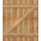 Ekena Millwork Joined Board-n-Batten Shutters w/Z-Bar, Rough Sawn Western Red Cedar, 32 1/4W x 37H, PR RBJ06Z32X037RWR - alternate 4